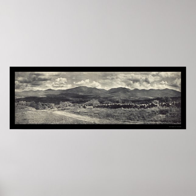 Landscape Stone Wall Photo 1915 Poster (Front)