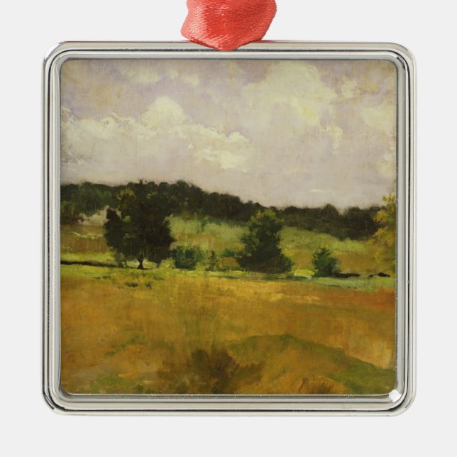 Landscape Study Metal Ornament (Front)