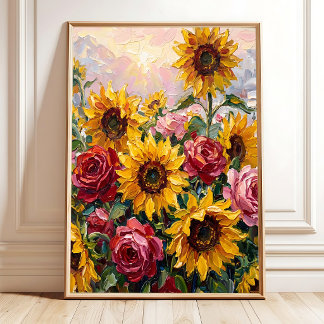 Landscape Sunrise Countryside Wall Art