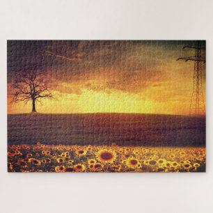 Landscape - Sunset - Beautiful Jigsaw Puzzle