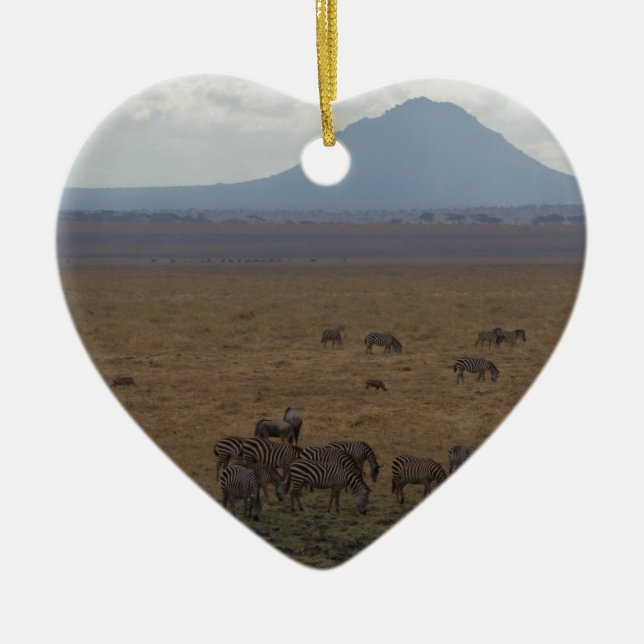 Landscape Tanzania  Tom Wurl Ceramic Ornament (Front)