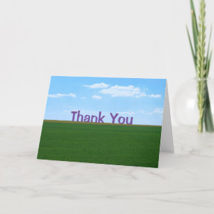 Landscape Thank You Cards | Zazzle