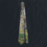 Landscape: The Parc Monceau - Claude Monet Neck Tie<br><div class="desc">Beautiful Fine Arts Painting Tie. Colorful and classic. A great conversation starter! I love designing ties for the men folk in my life. You know the kind... pictures you don't have to explain to your boss, Church friends or neighbor's kid. One's that spark conversation, not controversy and explores mutual interest...</div>