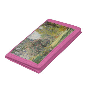 Landscape: The Parc Monceau - Claude Monet Tri-fold Wallet