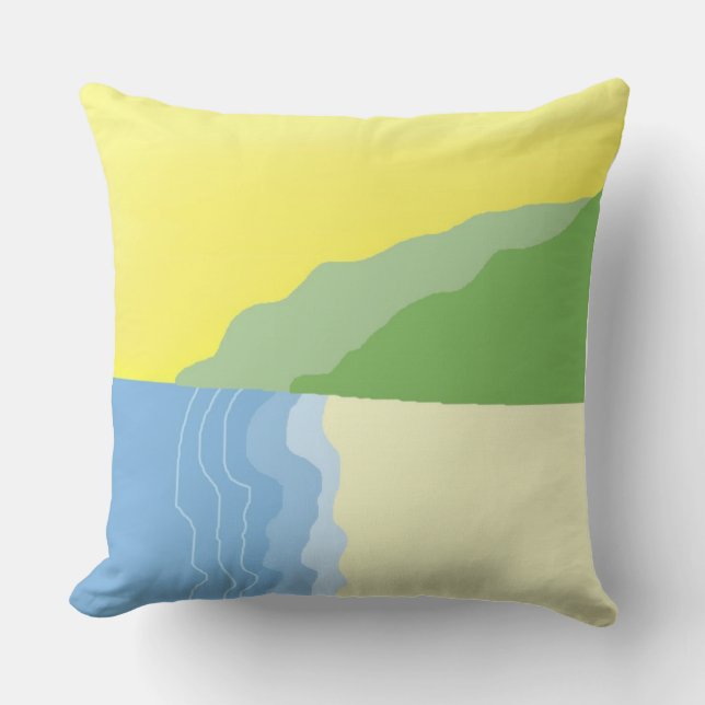 landscape throw pillow (Front)