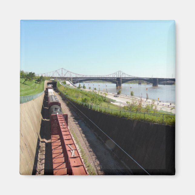 Landscape Train Magnet (Front)