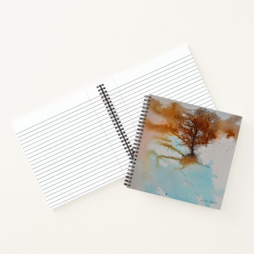 Landscape Tree Art Painting Notebook