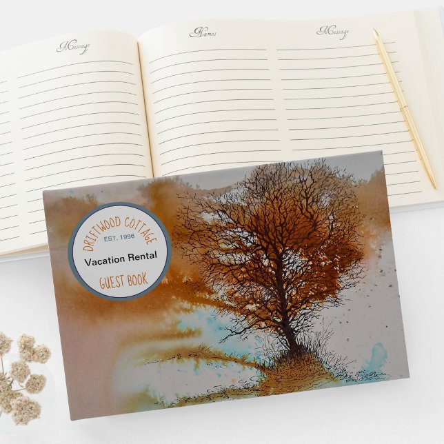 Landscape Tree Art Vacation Rental Guest Book (Landscape Tree Art Vacation Rental Guest Book from Jenn's Emporium. )