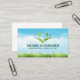 Landscape Trees Logo | Sky Background Business Card | Zazzle