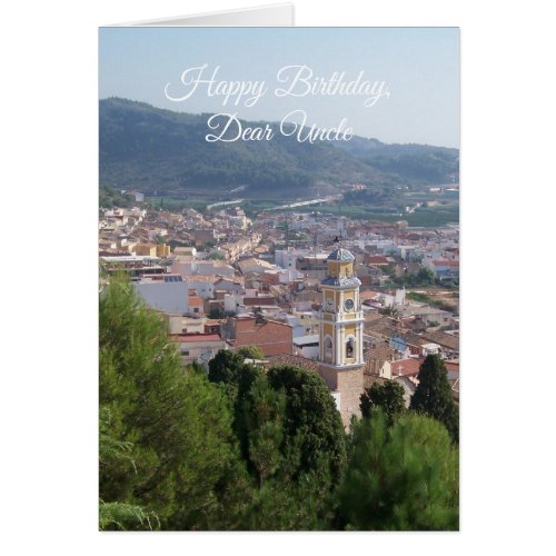Landscape Uncle Birthday Card