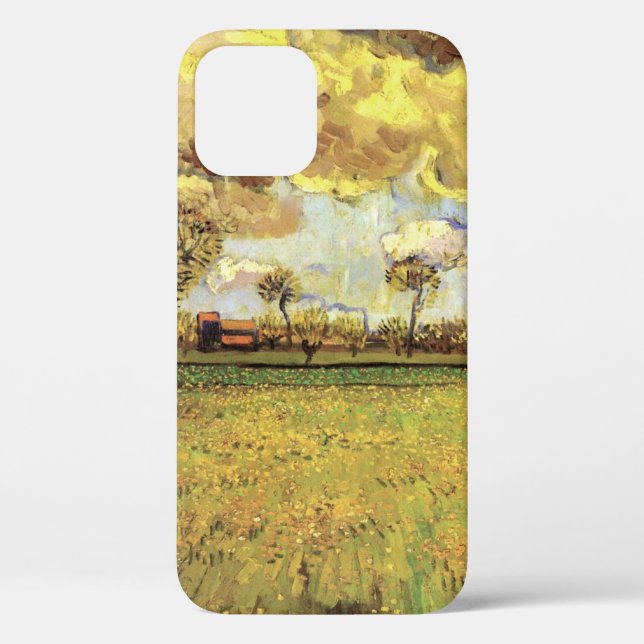 Landscape Under a Stormy Sky by Vincent van Gogh Case-Mate iPhone Case (Back)