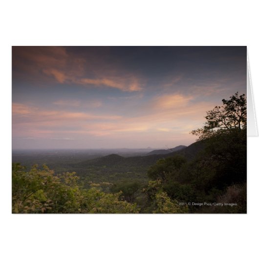 Landscape Under A Sunset Cards (Front Horizontal)