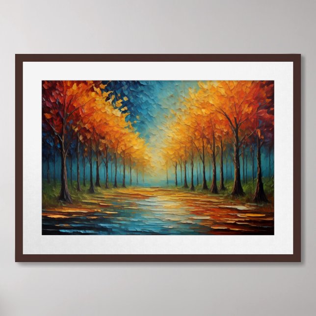 Landscape Vibrant Color Fauvism Impressionist 3:2 Poster (Creator Uploaded)