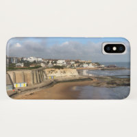 Landscape View of Beaches at Broadstairs. iPhone X Case
