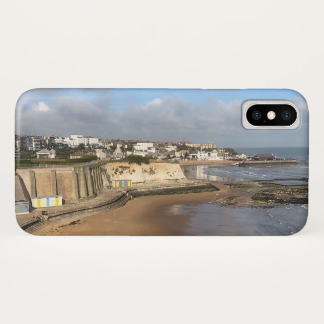 Landscape View of Beaches at Broadstairs. Case-Mate iPhone Case (Back (Horizontal))