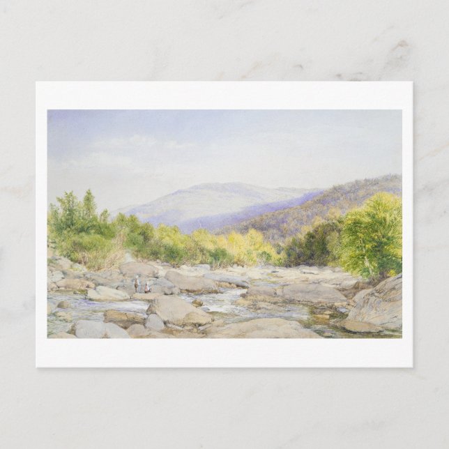 Landscape: View on Catskill Creek Painting Postcard (Front)