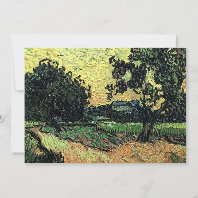Landscape w Chateau of Auvers by Vincent van Gogh (Front)
