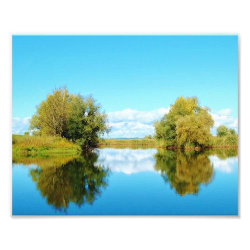 Landscape Water Reflections Photo Print
