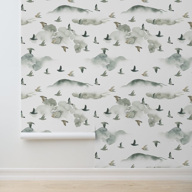 Landscape Watercolor Wallpaper Wallpaper (Application)