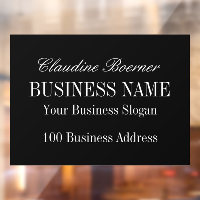 Landscape Window Decal Clings Business Home (Sheet 2)