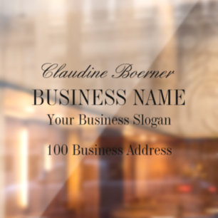 Landscape Window Decal Clings Business Home