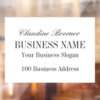 Landscape Window Decal Clings Business Home