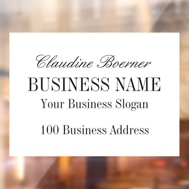 Landscape Window Decal Clings Business Home (Sheet 2)