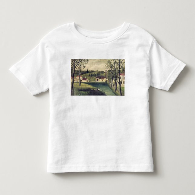 Landscape with a Fisherman, after 1886 Toddler T-shirt (Front)