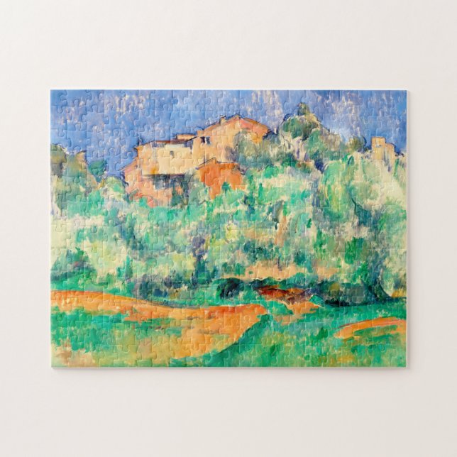 Landscape with a House, Cezanne Jigsaw Puzzle (Horizontal)