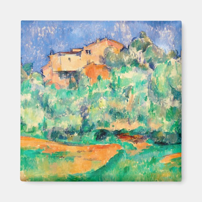 Landscape with a House, Cezanne Magnet (Front)