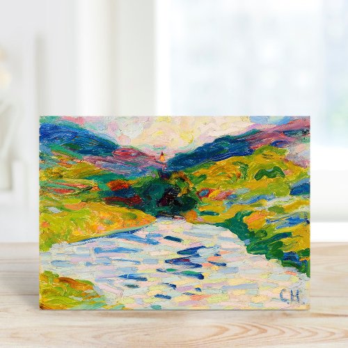 Landscape with a River  Curt Herrmann Card