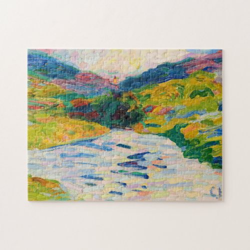 Landscape with a River  Curt Herrmann Jigsaw Puzzle