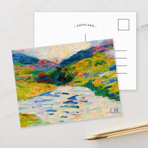 Landscape with a River  Curt Herrmann Postcard