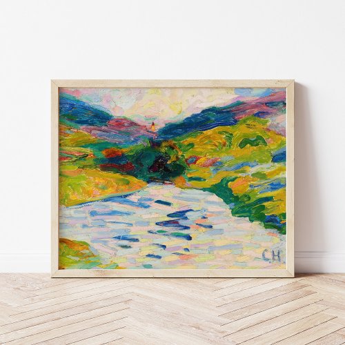 Landscape with a River  Curt Herrmann Poster