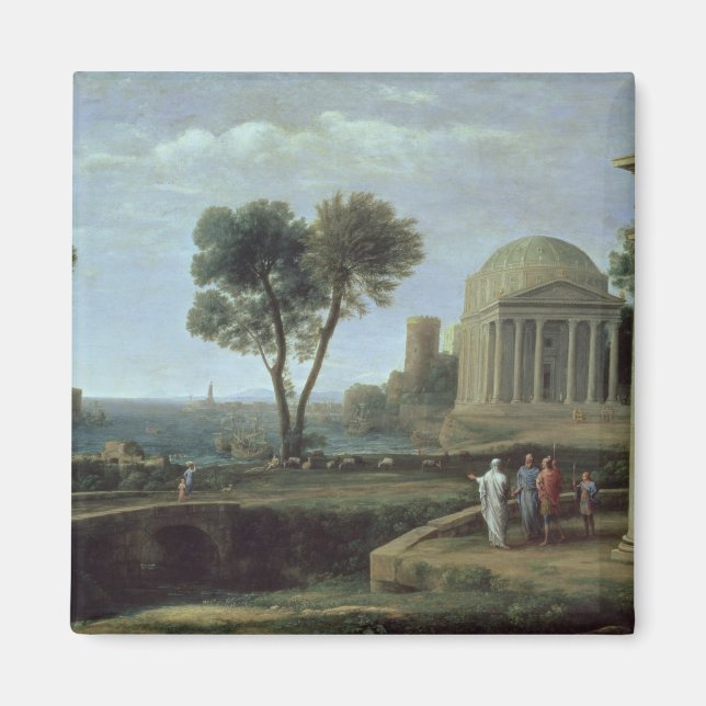 Landscape with Aeneas at Delos, 1672 Magnet (Front)