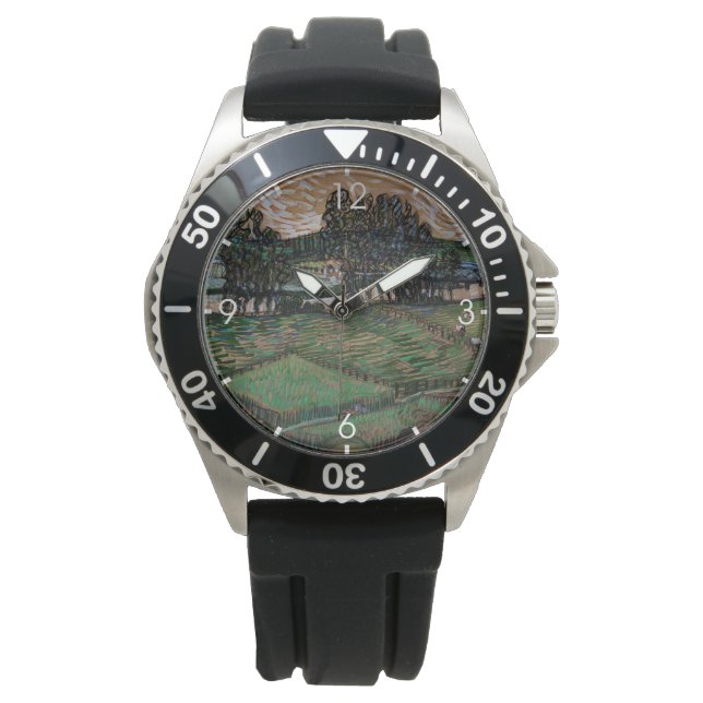 Landscape with Bridge across the Oise (van Gogh) Watch (Front)