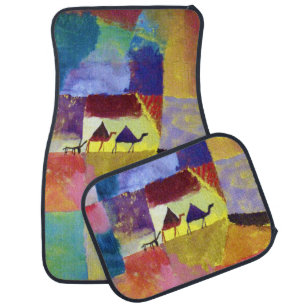 Landscape with Camels, Paul Klee Car Floor Mat