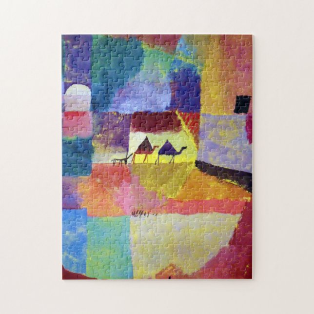 Landscape with Camels, Paul Klee Jigsaw Puzzle (Vertical)