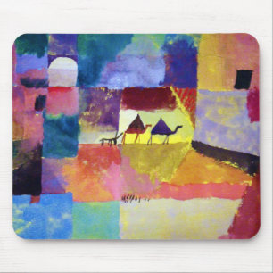 Landscape with Camels, Paul Klee Mouse Pad