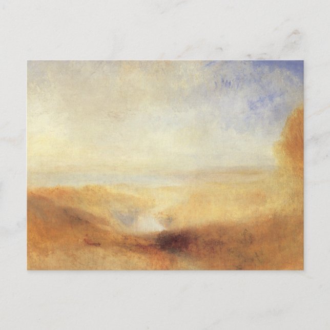 Landscape with Distant River Bay by Joseph Turner Postcard (Front)