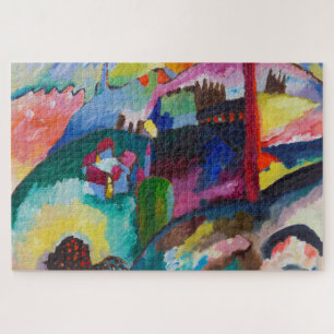 Landscape with Factory Chimney, Wassily Kandinsky Jigsaw Puzzle