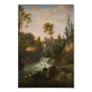 Landscape With Fishermen Photo Print