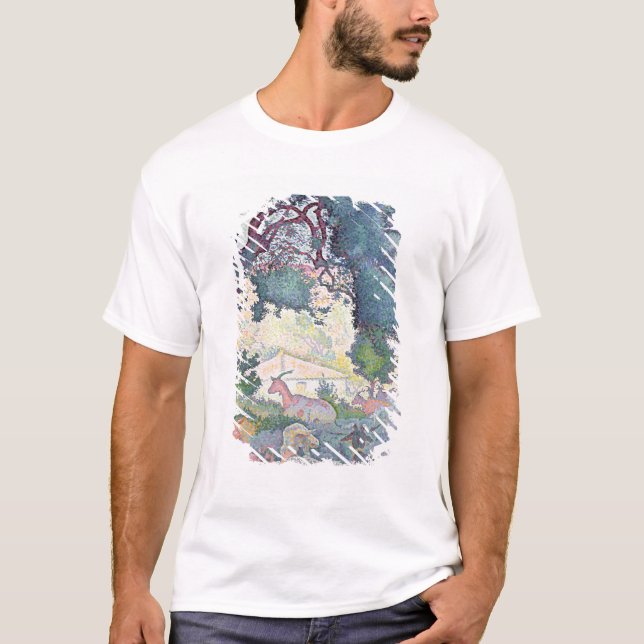 Landscape with Goats, 1895 T-Shirt (Front)