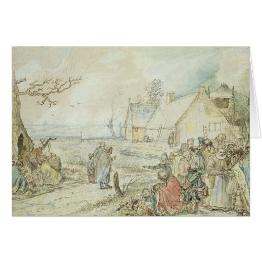 Landscape with Gypsy Fortune-Tellers Cards (Front Horizontal)