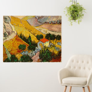 Landscape with House and PloughmaVincent van Gogh Foam Board