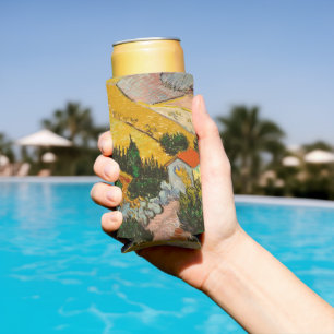 Landscape with House and PloughmaVincent van Gogh Seltzer Can Cooler