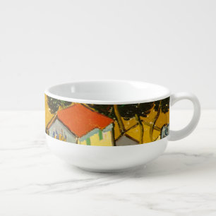 Landscape with House and PloughmaVincent van Gogh  Soup Mug