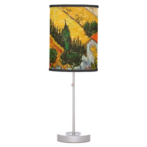 Landscape with House and PloughmaVincent van Gogh  Table Lamp