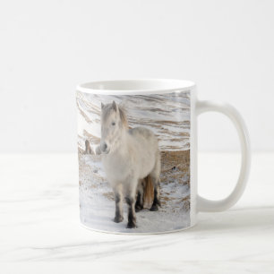 Landscape with Icelandic Horses Coffee Mug