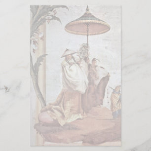 Landscape With Mandarin Tree Stationery